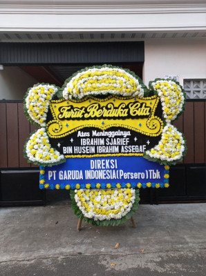 Papan Bunga Duka di Arso Barat
