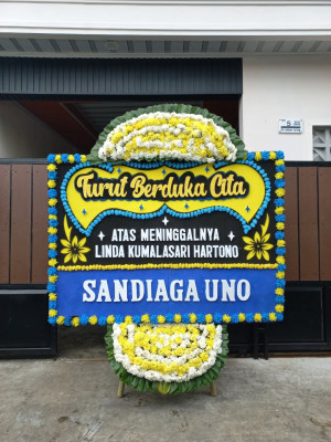 Papan Bunga Duka di Arso Barat